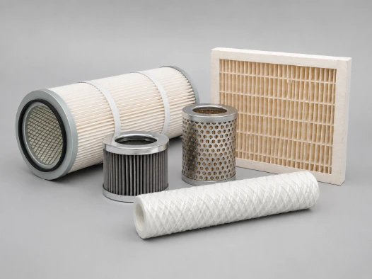 Supports, cages et colliers de montage pour manches filtrantes Technifeutre