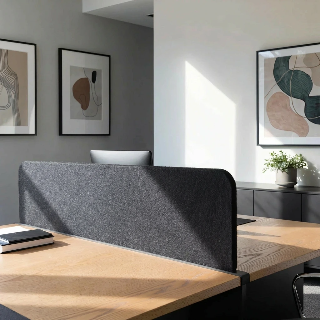 Cloison de bureau acoustique décorative en feutre – gamme SONO Technifeutre