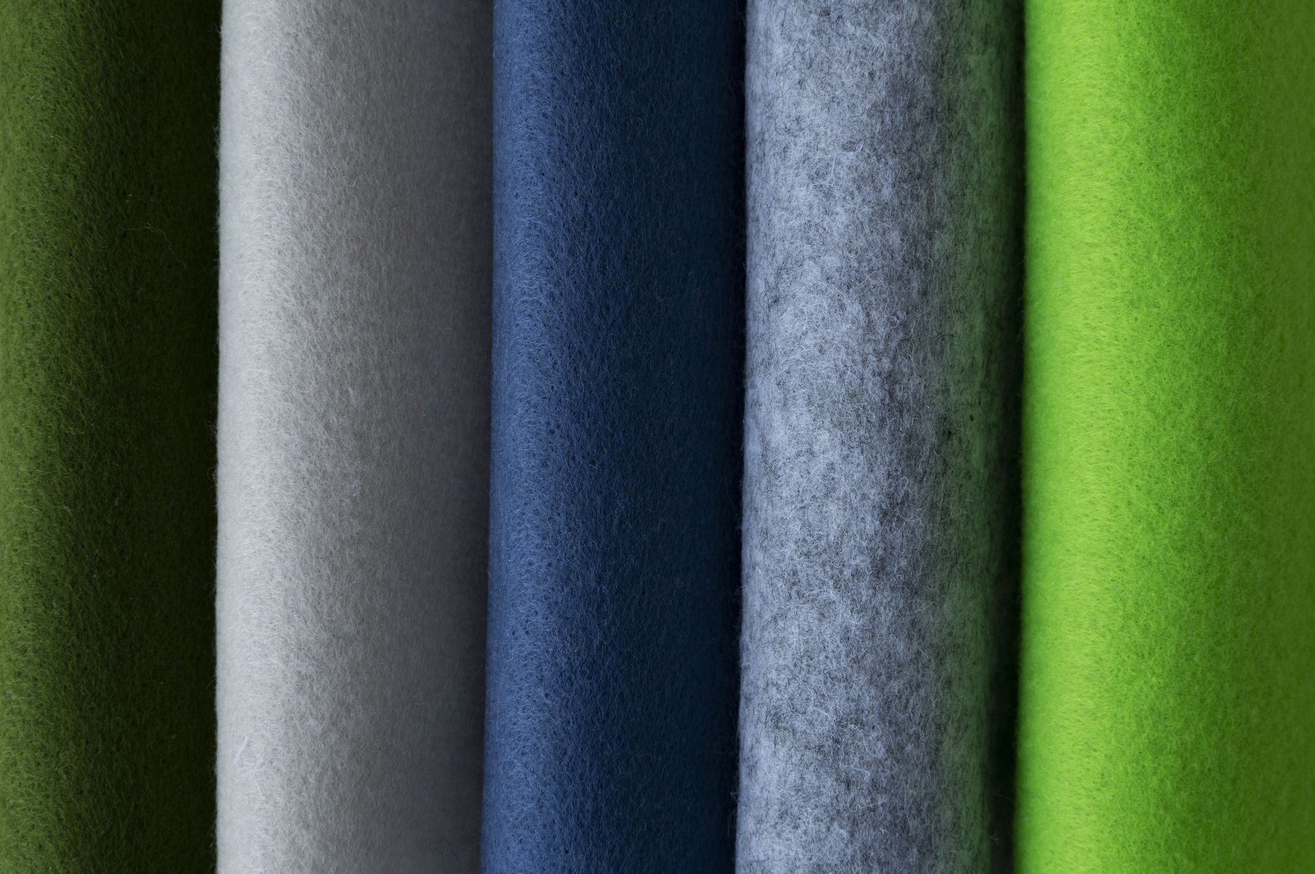 Rouleaux de feutre acoustique décoratif multicolore – gamme Technifeutre